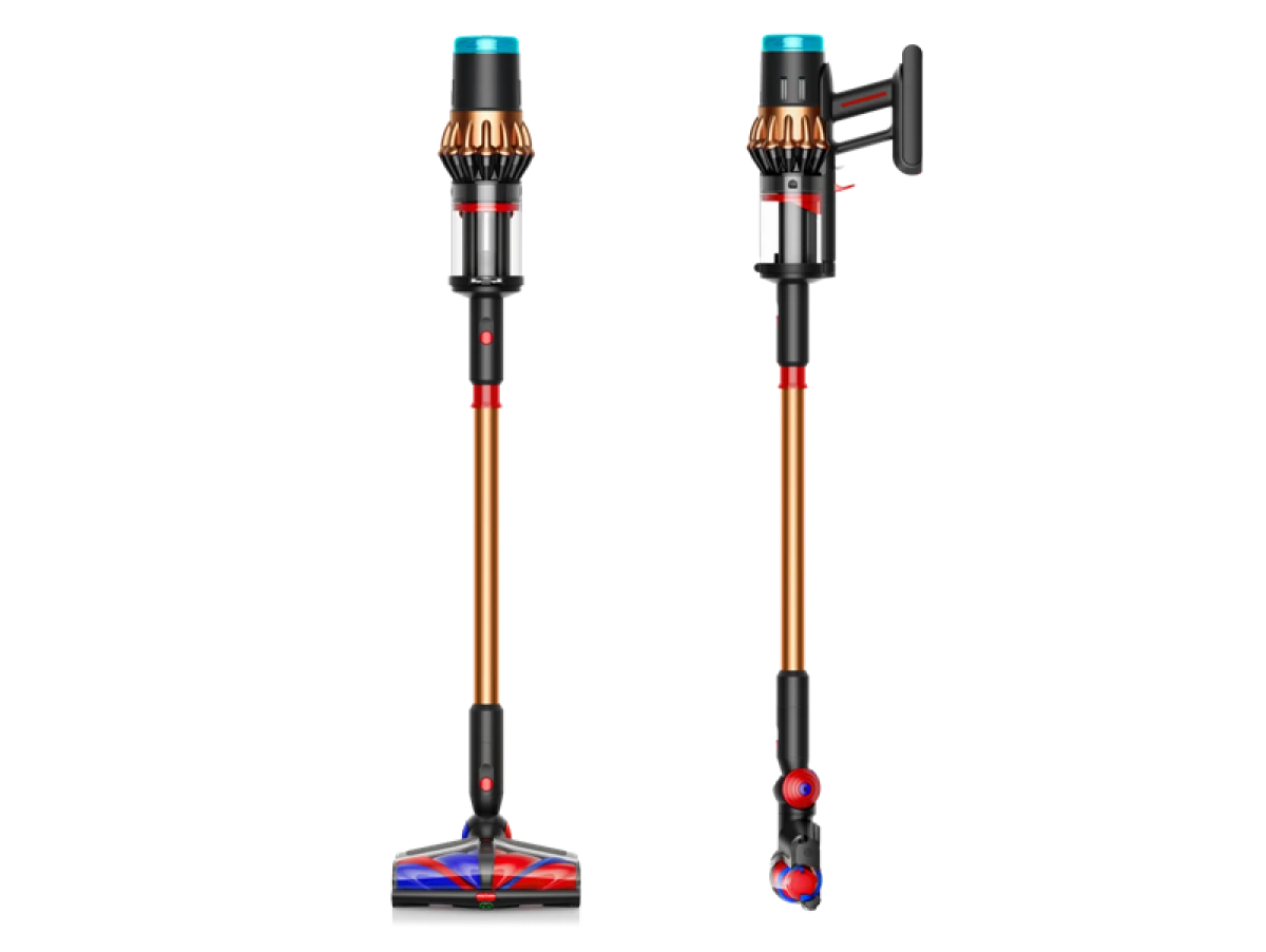 Dyson V16 в вертикальном положении